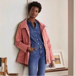 Boden Kentwell Parka Coat Jacket Dusty Rose Pink US Size 4